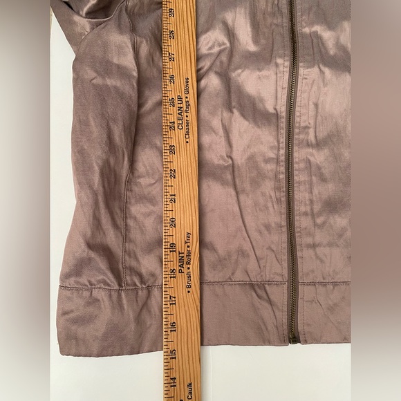 Ruby Rd. Zippered Jacket Shimmer 3/4 Sleeves Spring blazer Jacket lightweight - Picture 5 of 8